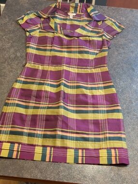 Ted Baker Silk Tartan Mini Dress